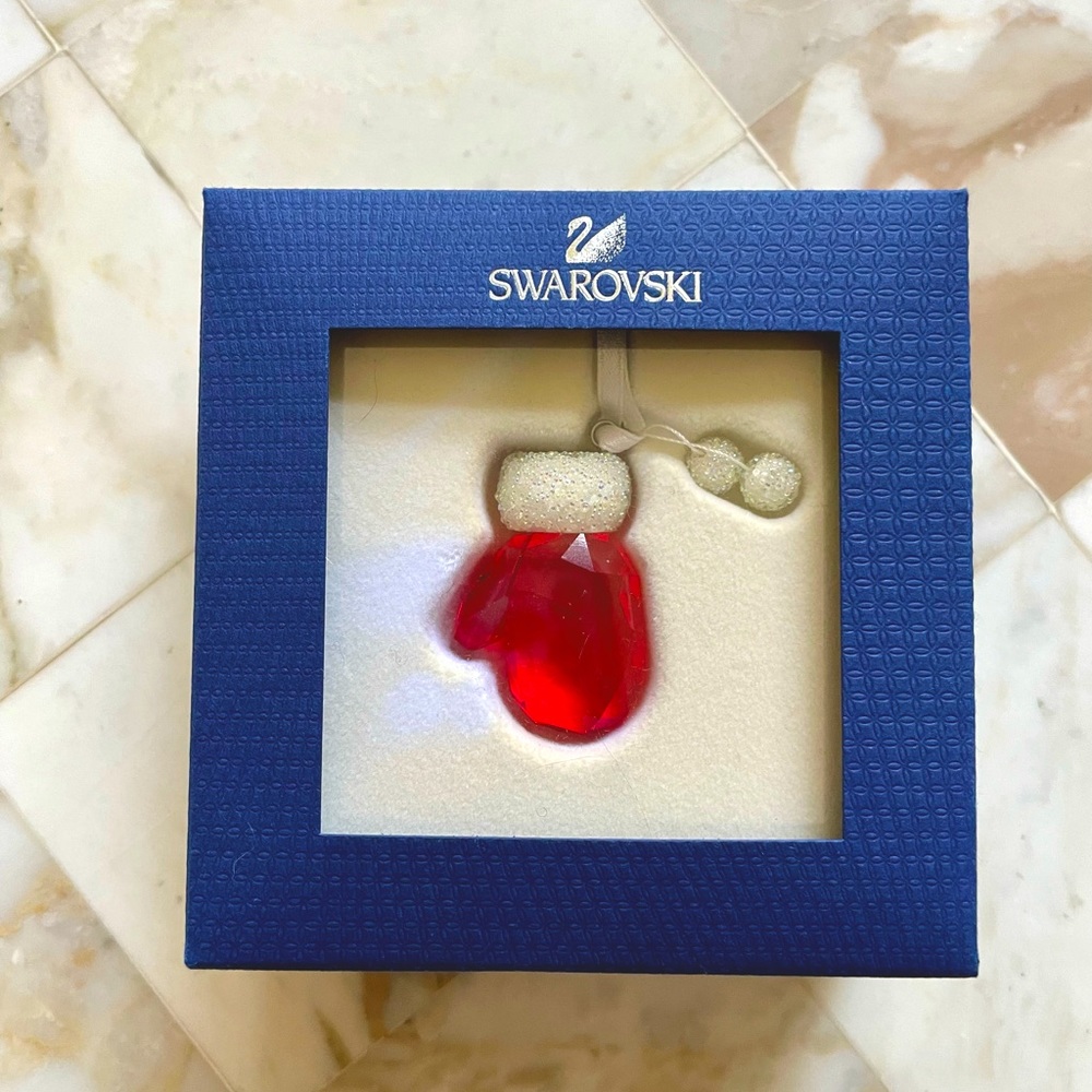 Swarovski Santa’s Mitten Christmas Ornament